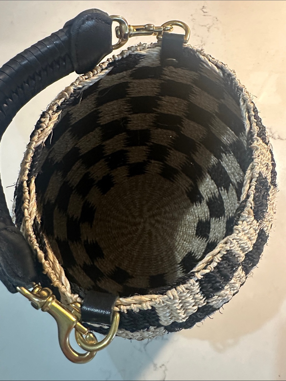 Clare V Checkered Pot de Miel Bag - Picture 4 of 7